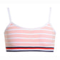 Tommy Hilfiger Little & Big Girl's Striped Seamless Bra Pink Size 6-7