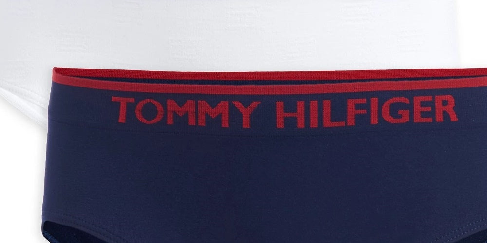 Tommy Hilfiger Little & Big Girl's 2 Pk Seamless Hipster Underwear Navy Size 6-7