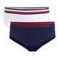Tommy Hilfiger Big Girl's' Seamless Hipster Underwear Flag Navy Size 8-10