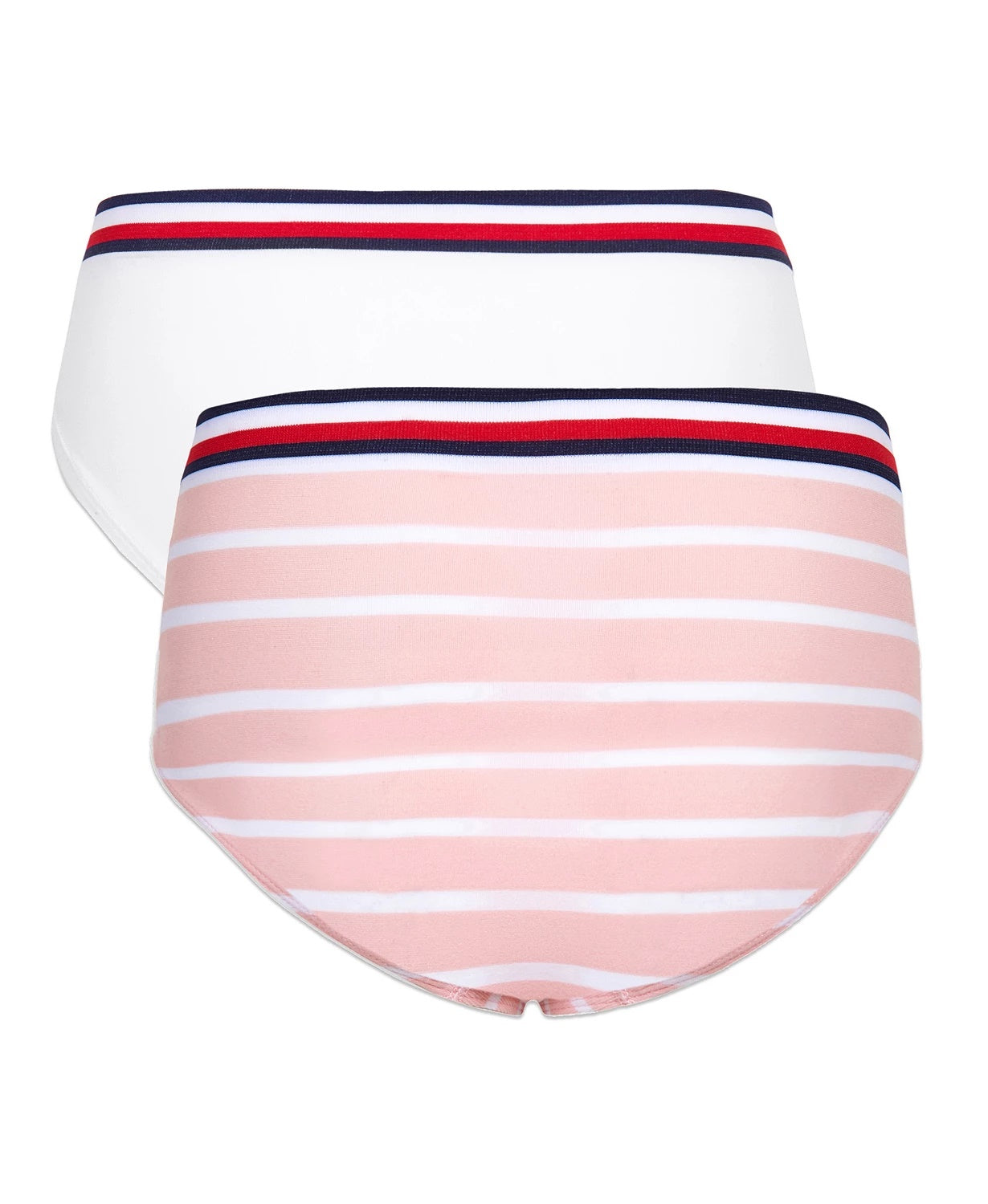 Tommy Hilfiger Little & Big Girl's 2 Pk Seamless Hipster Underwear White Size 8-10
