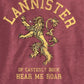 Ripple Junction Men's Game Of Thrones House Lannister Graphic T-Shirt Dark Red Size Small