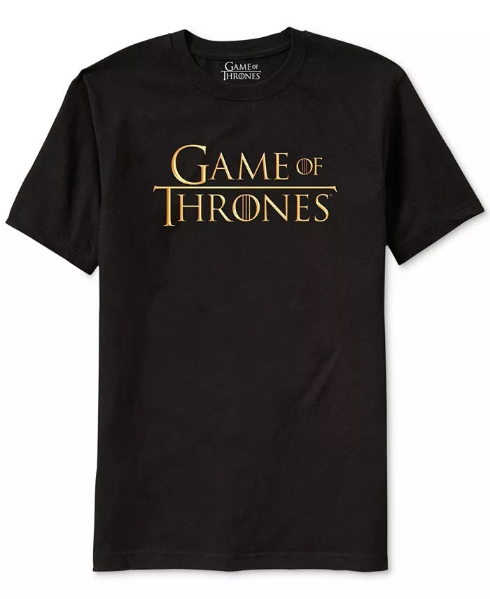 Ripple Junction Men's Game Of Thrones Men's Logo T-Shirt Black Size Medium
