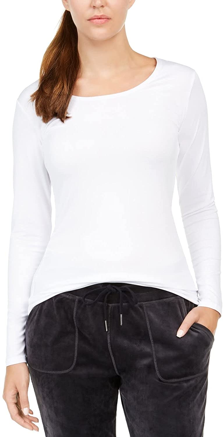32 Degrees Women's Cozy Heat Underwear Top White Size XX Large