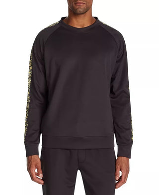 Tallia Men's Sport Paisley Work Out Sweatshirt Black Size X-Large