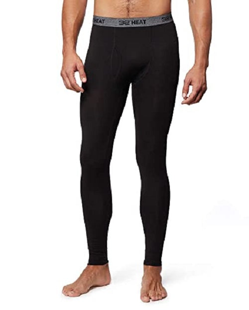 32 Degrees Men's Base-Layer Leggings Black Size XX-Large