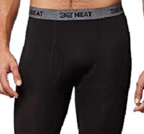 32 Degrees Men's Base-Layer Leggings Black Size XX-Large