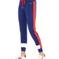 Tommy Hilfiger Sport Women's Colorblocked Jogger Pants Blue Size Medium