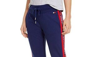 Tommy Hilfiger Sport Women's Logo Jogger Pants Blue Size X-Large