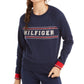 Tommy Hilfiger Women's Sport Logo Sweatshirt Navy Size XX-Large
