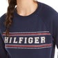 Tommy Hilfiger Women's Sport Logo Sweatshirt Navy Size XX-Large
