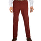 Tommy Hilfiger Men's Modern Fit TH Flex Stretch Comfort Dress Pants Red Size 34X32
