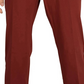 Tommy Hilfiger Men's Modern Fit TH Flex Stretch Comfort Dress Pants Red Size 34X32