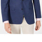 Tommy Hilfiger Men's Modern-Fit Thflex Stretch Blue/Red Check Sport Coat Blue Size 40
