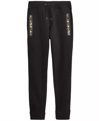 Univibe Big Boys Orleans Camo-Zip Joggers Black Size Small