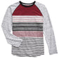 Univibe Big Boys Sean Stripe T-Shirt Red Size Large