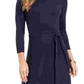 Vince Camuto Women's Chevron Sweater Dress Blue Navy Size X-Large