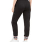 GUESS Women's Nina Logo-Hem Jogger Pants Black Size Extra Large
