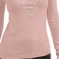 Guess Women's Naomi Sweater Pink Size Medium