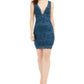 Guess Women's Marisol Dress Blue Size Small