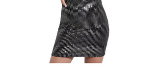 Guess Women's Beatriz Backless Sequin Dress Black Size X-Large