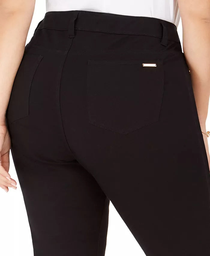 Michael Kors Women's Plus Size Skinny Pants Black Size 18W
