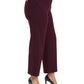 Calvin Klein Women's Plus Size Zipper-Pocket Ankle Pants Purple Size 18W