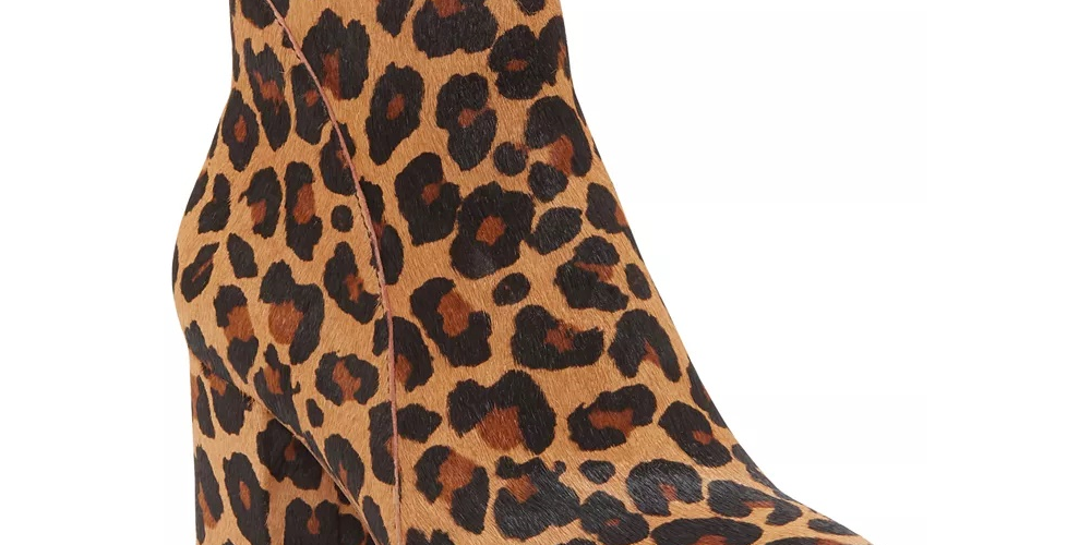 INC International Concepts Floriann Block Heel Bootie Women's Shoes Med  M