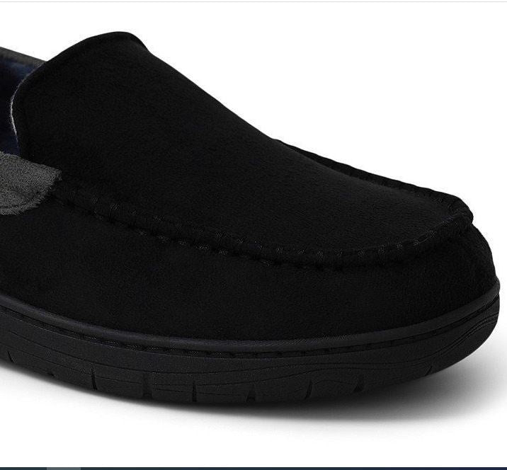 Weatherproof Vintage Men's Moccasins Black Size Medium