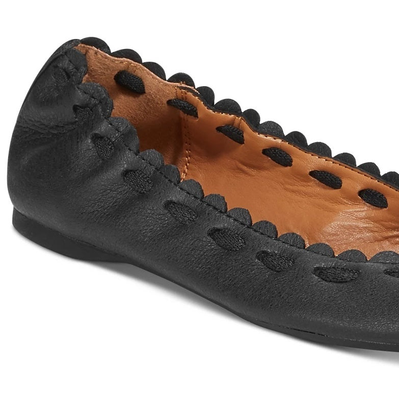 Style & Co Women's  Barbbee Threaded Flats Black Size 8.5 M