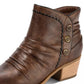 Baretraps Bethany Booties Women's Shoes Brown Size 5.5 M