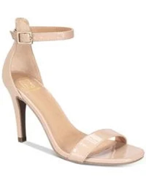 Material Girl Women's Blaire Two-Piece Dress Sandals Beige Size 8.5 W