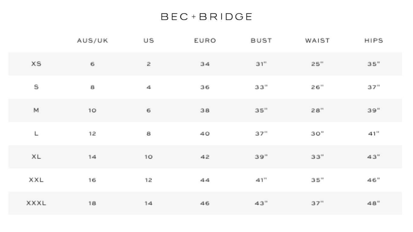 Bec + Bridge - Adele Bodice Top