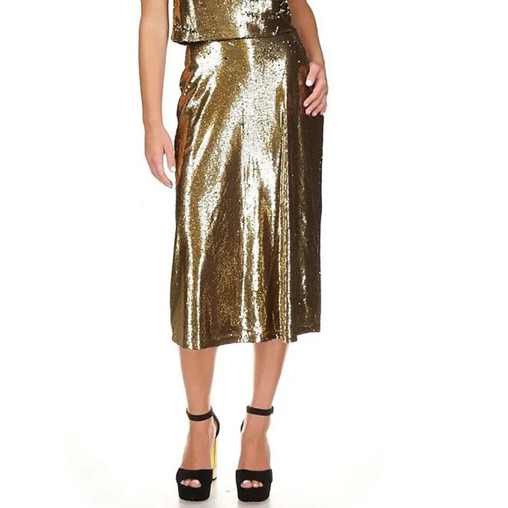 Michael Kors Sequin Midi Skirt