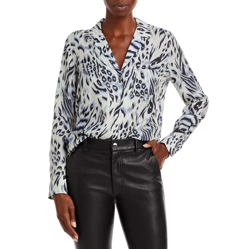 Rails Rebel Animal Print Top