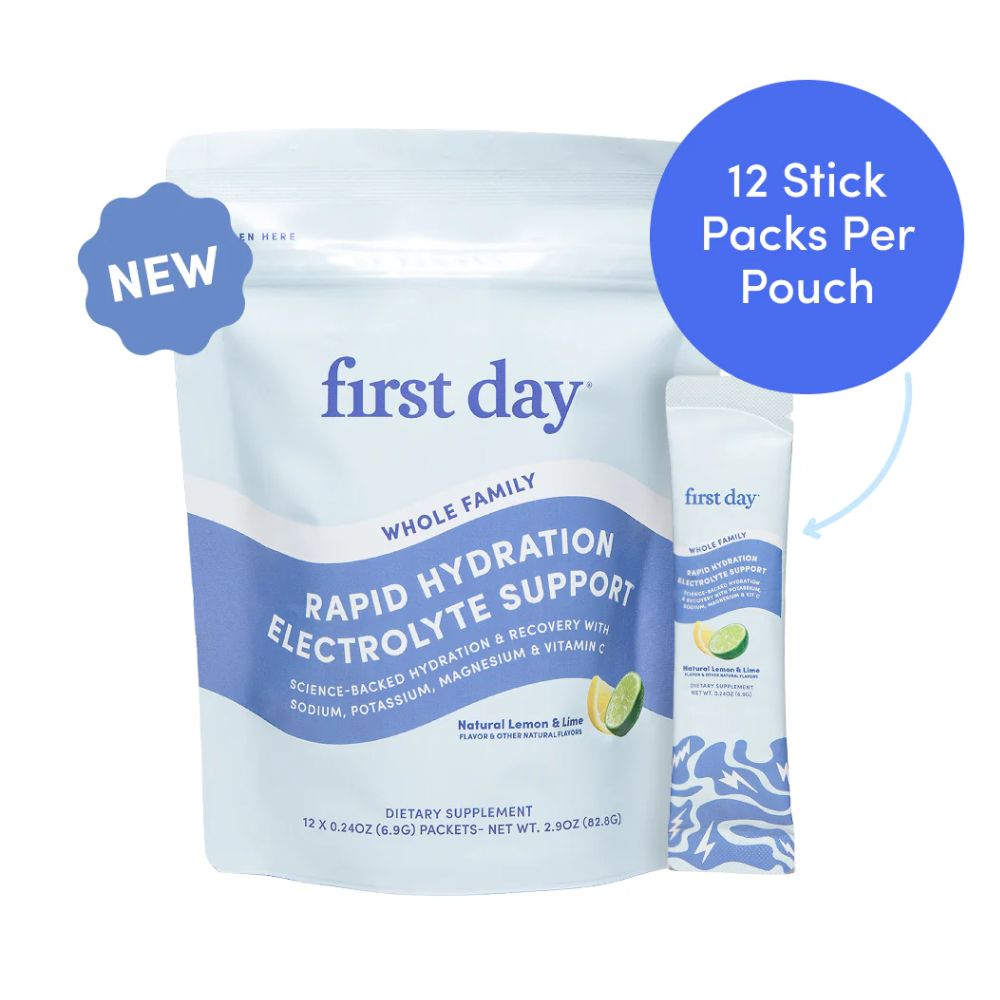 First Day Rapid Hydration Electrolyte Support