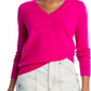Aqua Cashmere V-Neck Cashmere Sweater
