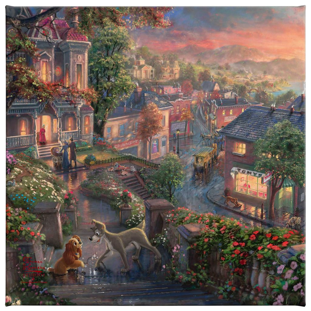 Thomas Kinkade Choice of 14x14 Disney Dreams Gallery Wrap Canvas