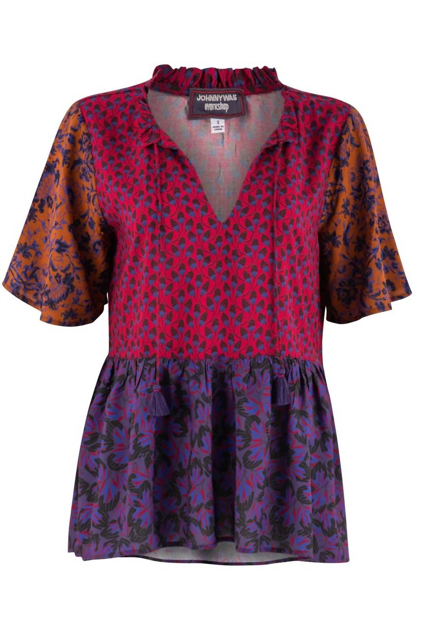 Johnny Was - PAULINE RUFFLE BLOUSE