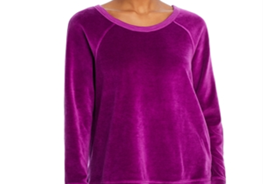 Wilt Velour Raglan Sweatshirt Pink