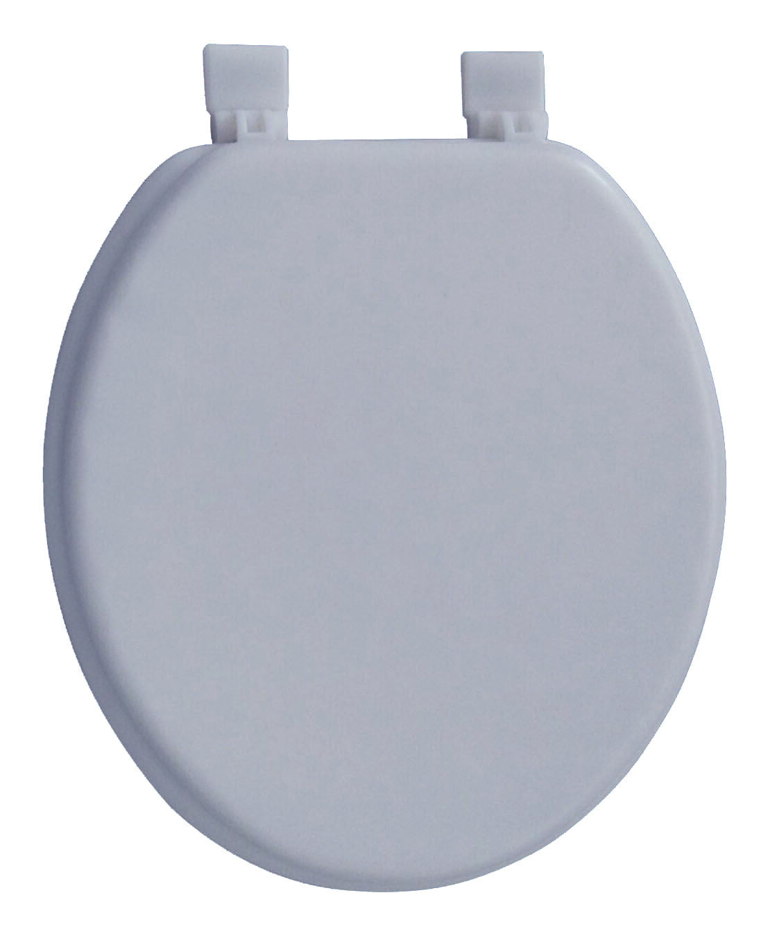 J&V Textiles Soft Round Toilet Seat With Easy Clean & Change Hinge, Padded