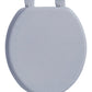 J&V Textiles Soft Round Toilet Seat With Easy Clean & Change Hinge, Padded