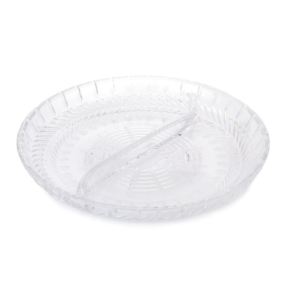 Divided Crystal Dish by WATERFORD
