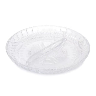 Divided Crystal Dish by WATERFORD