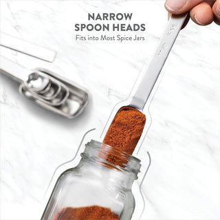 Premium Stainless Steel Measuring Spoons - 7-Piece Set