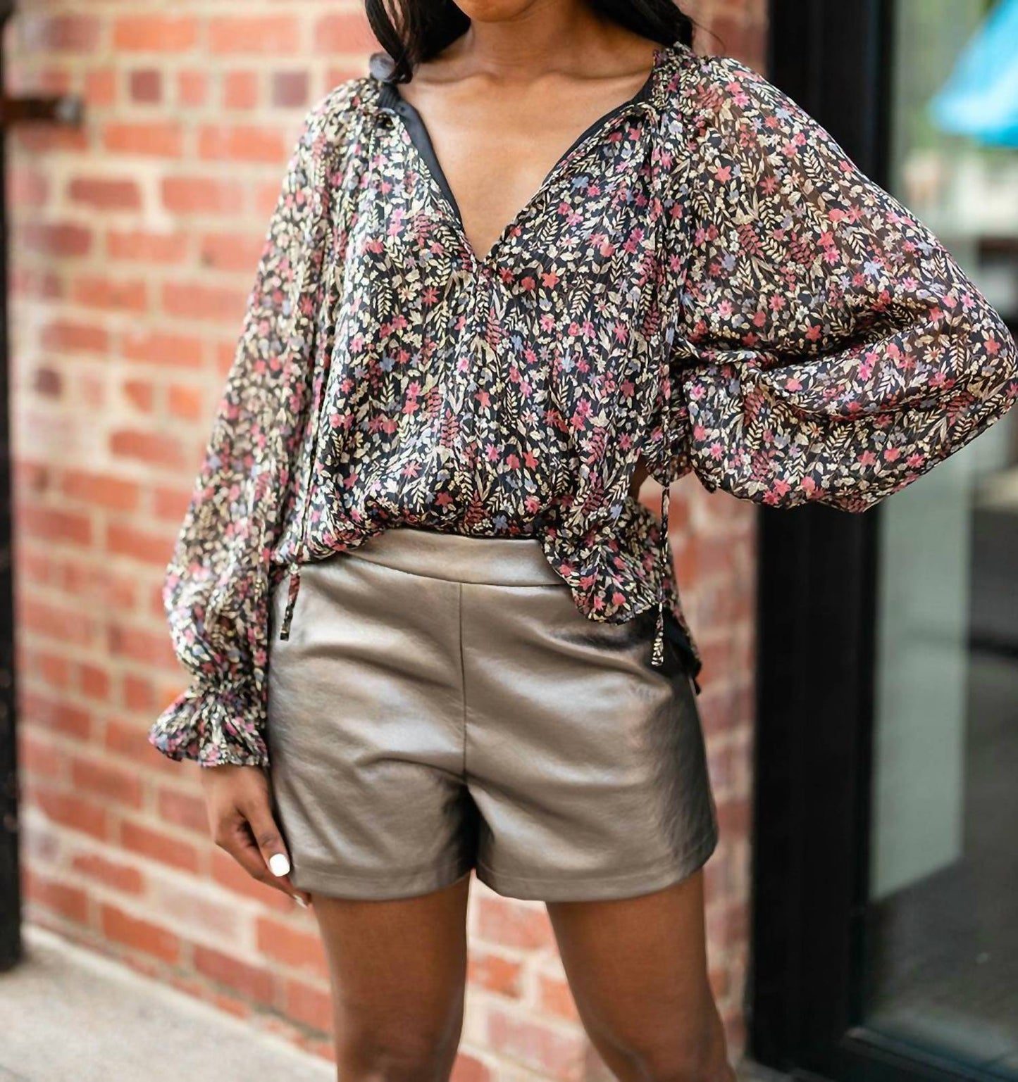 Buddylove - Harvest Flowers Long Sleeve Blouse