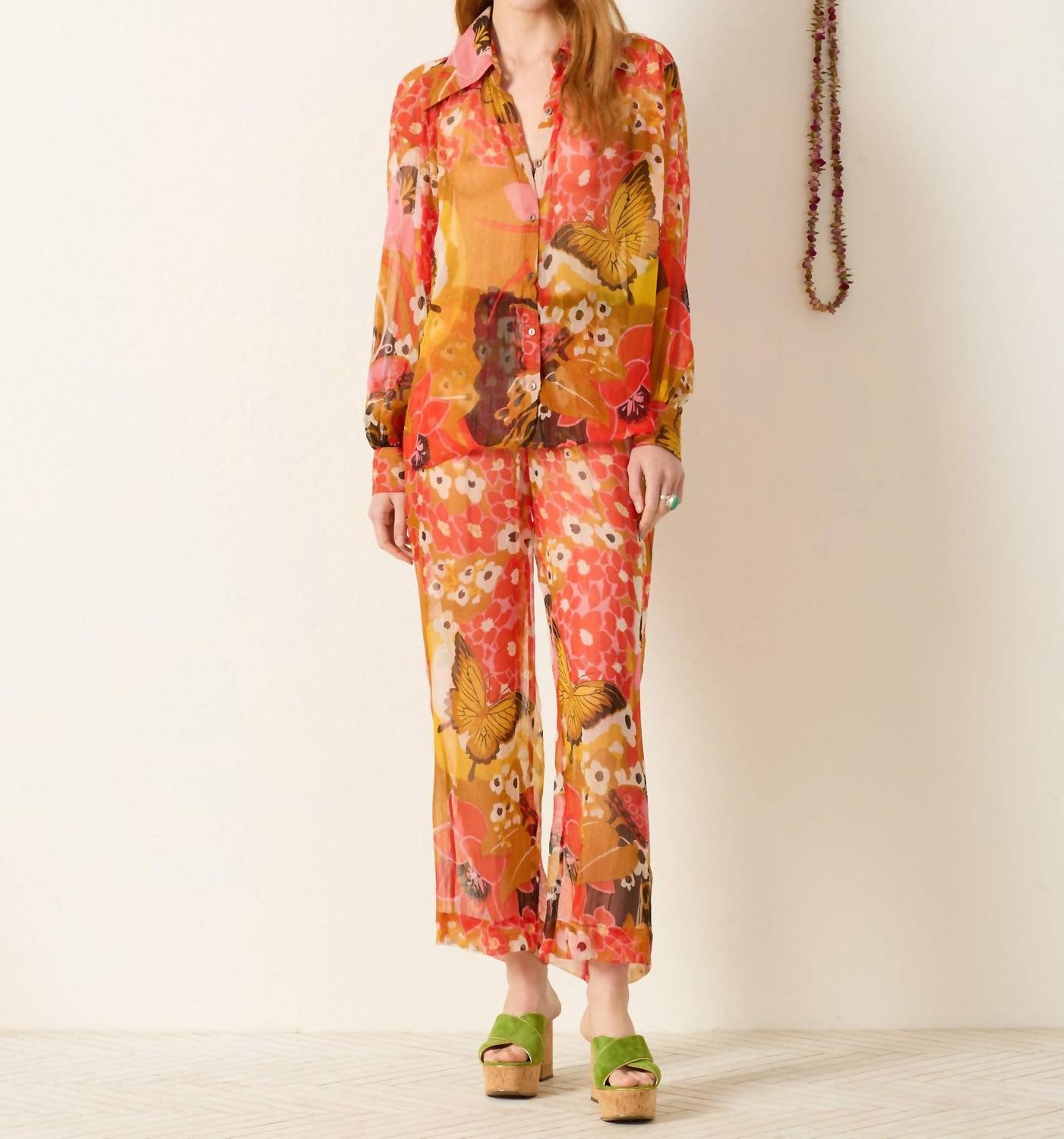 Alix Of Bohemia - Emery Marigold Meadow Shirt