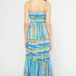 Entro - Stripe Maxi Dress