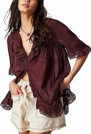 Free People - Isn't She Lovely Button Down Blouse