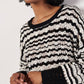 Apricot - Skyline Stripe Sweater
