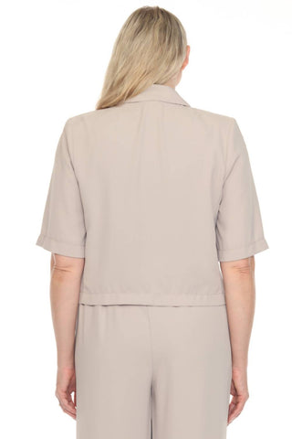 Joseph Ribkoff - One-button Short Blazer Jacket